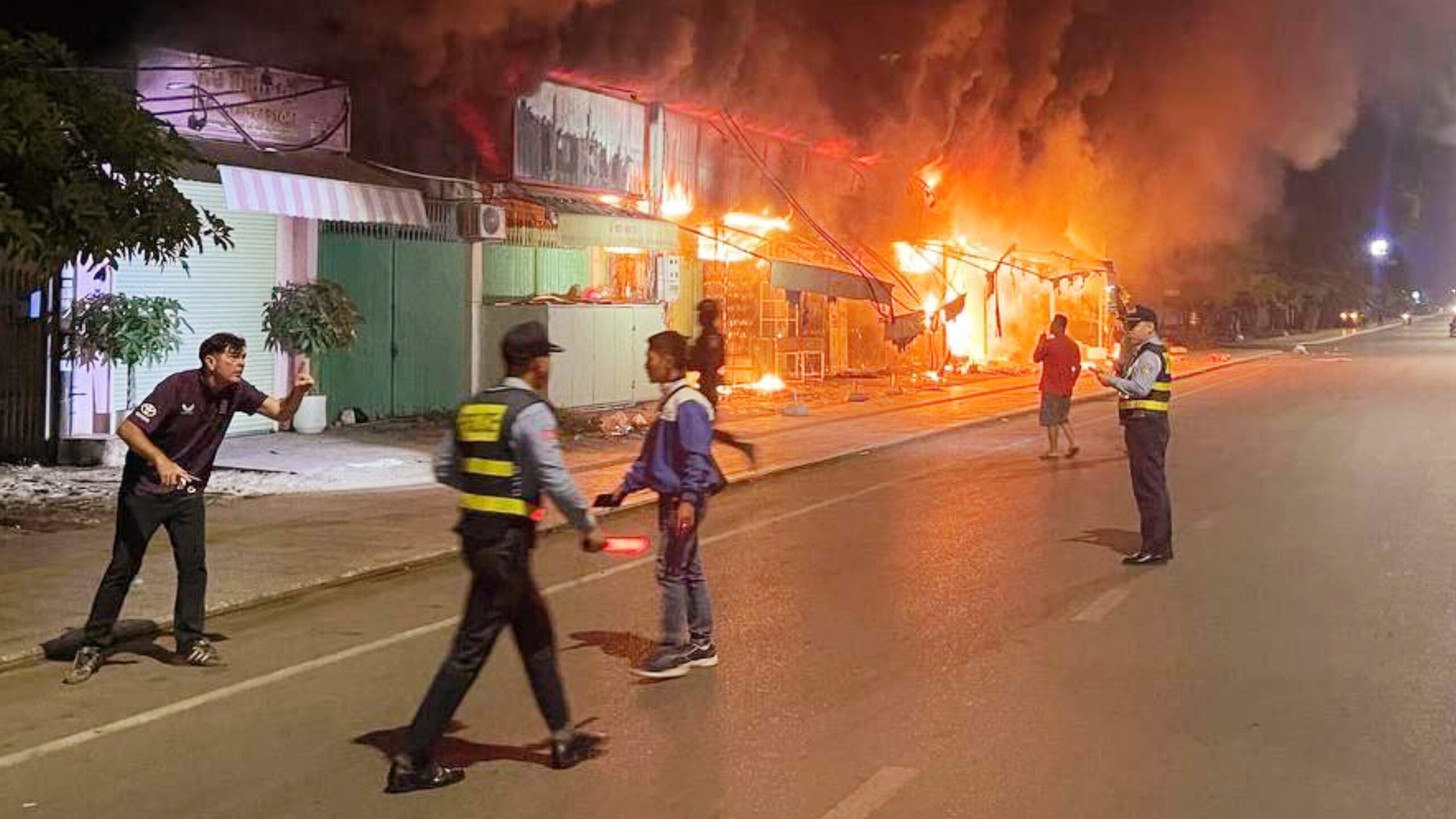 ផ្ទះ១១ល្វែង រួមទាំងទ្រព្យសម្បត្តិ ខ្ទង់៥០ម៉ឺន$ ក្លាយជាចំណីភ្លើង