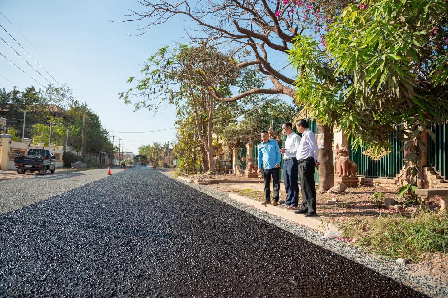 សូមអបអរសាទរ ផ្លូវមុខតុលាការត្រូវបានស្ថាបនាស្អាតហើយ តាមការសន្យារបស់អភិបាលខេត្ត​សៀមរាបក្រោយពីរដូវភ្លៀងត្រូវបានបញ្ចប់​