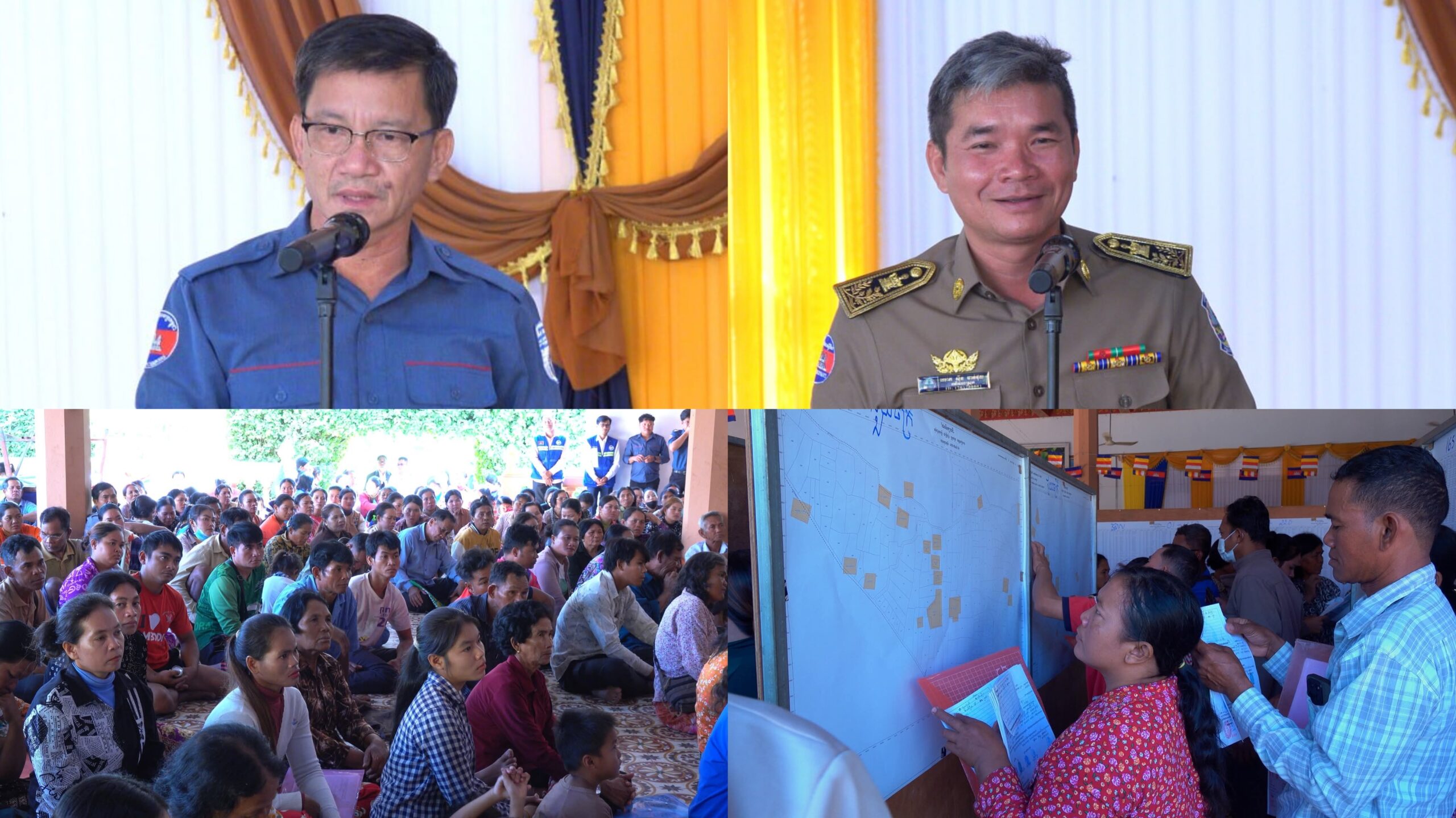 ក្បាលដីក្នុងភូមិចំនួន១០ ក្នុងឃុំត្រីញ័រ ស្រុកពួក ត្រូវបានបិទផ្សាយដើម្បីឱ្យម្ចាស់កម្មសិទ្ធផ្ទៀងផ្ទាត់ទិន្នន័យមុននឹងចេញបណ្ណ