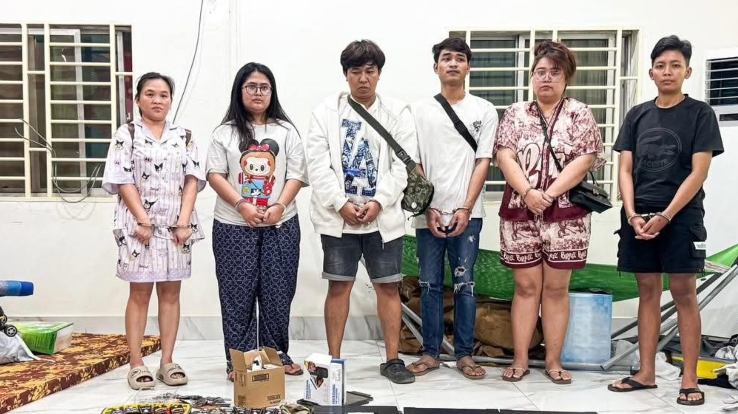 ចាប់ឥណ្ឌូនេស៊ី៦នាក់ ខ្មែរម្នាក់ ករណីបើកទីតាំងSCAM ONLINE