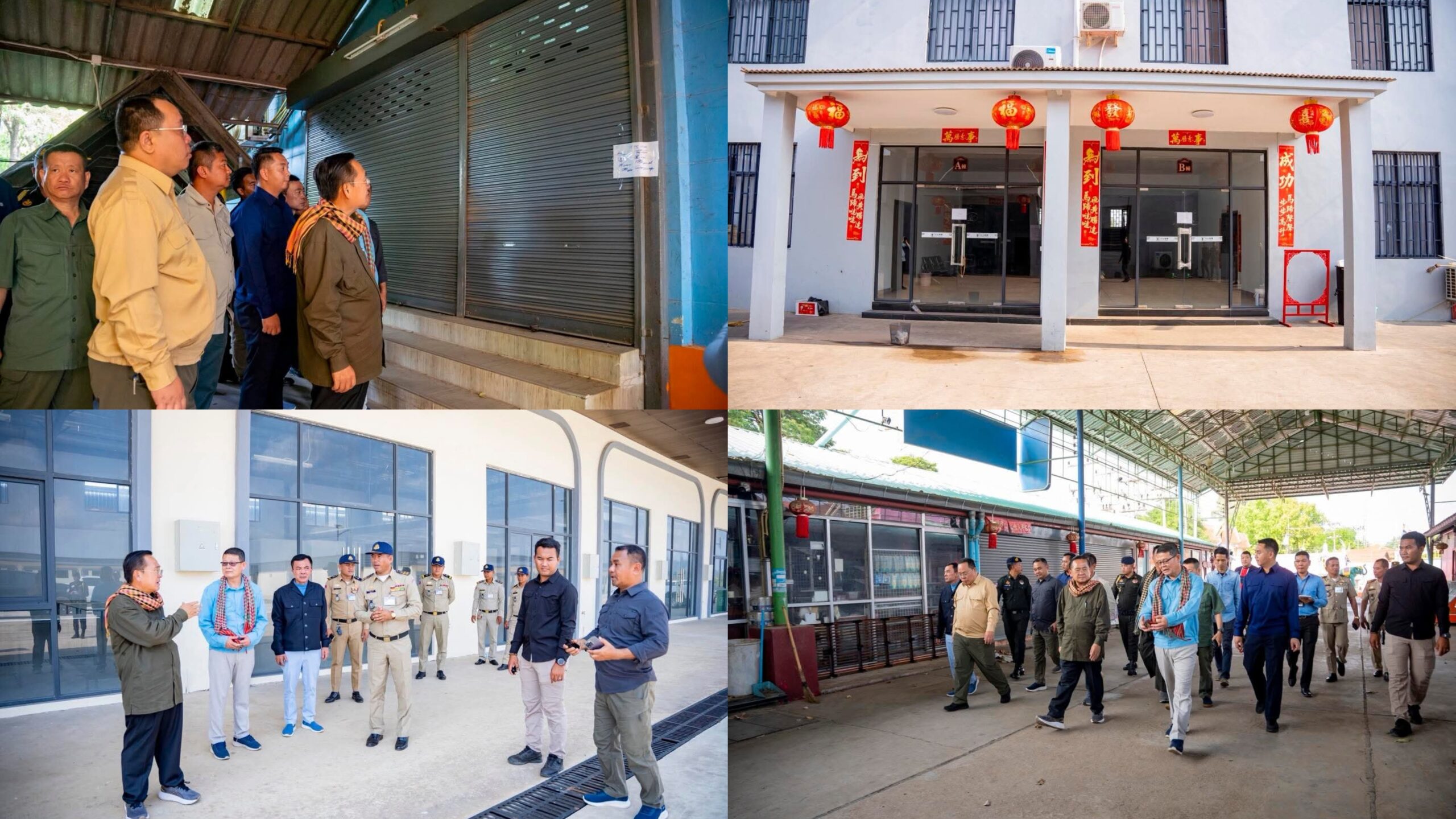 អភិបាលខេត្តបាត់ដំបង បានដឹកនាំក្រុមការងារចុះពិនិត្យទីតាំងអគារសង្ស័យពាក់ព័ន្ធបទល្មើសស្គែមអនឡាញដែលបានបិទកន្លងមក