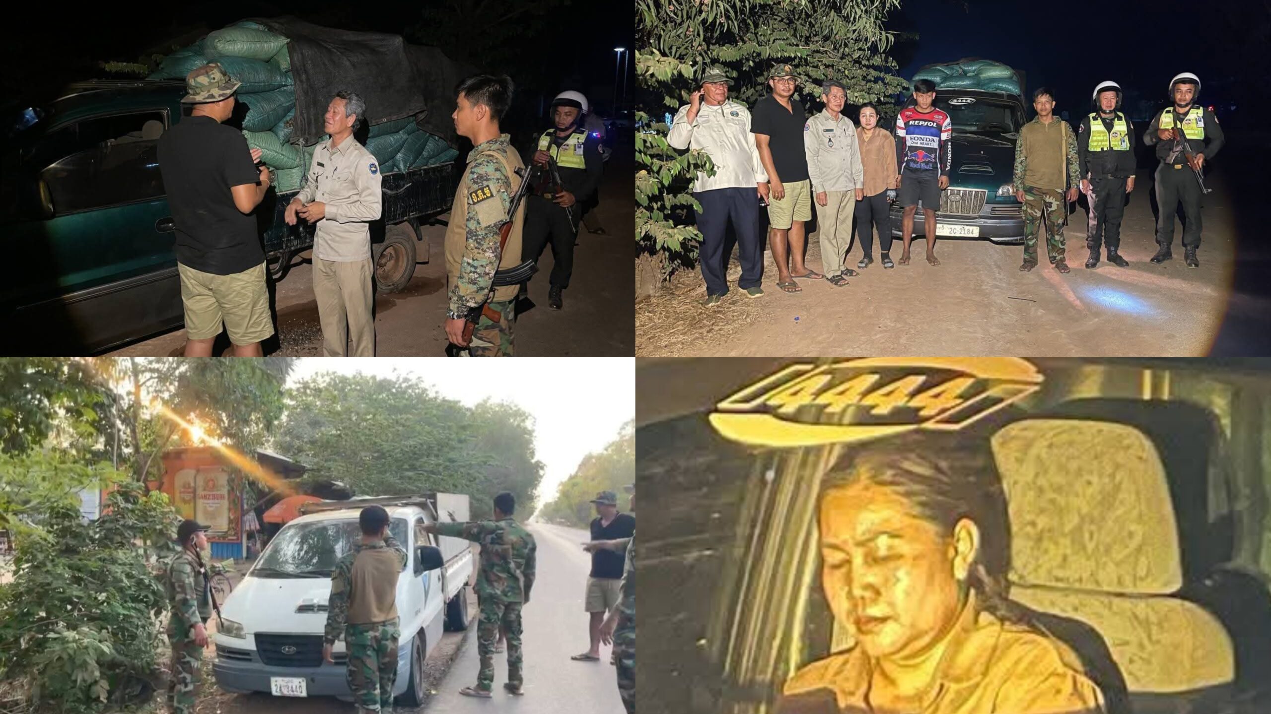 ខេត្តសៀមរាបមានការចាប់ថៅកែដឹកលៀសនិងតៃកុងរថយន្តចំនួន២នាក់ ករណីបង្ក្រាបដឹកលៀសខុសច្បាប់