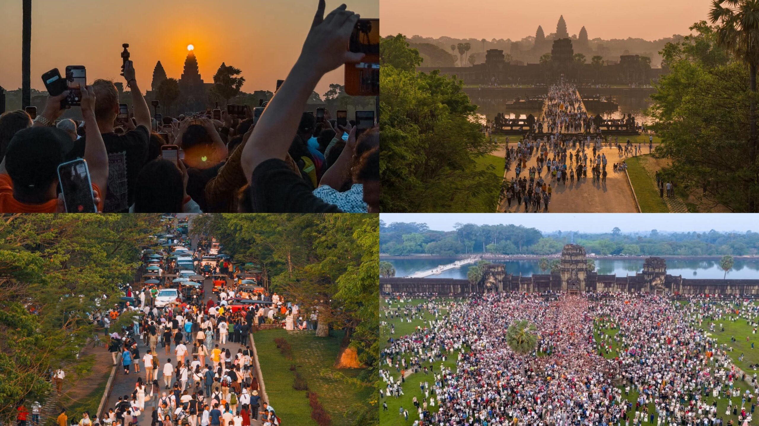 អ្នកទេសចរបានជាង៧ម៉ឺននាក់ មកកាន់ខេត្តសៀមរាប ក្នុងព្រឹត្ដិការណ៍ “សមរាត្រី”