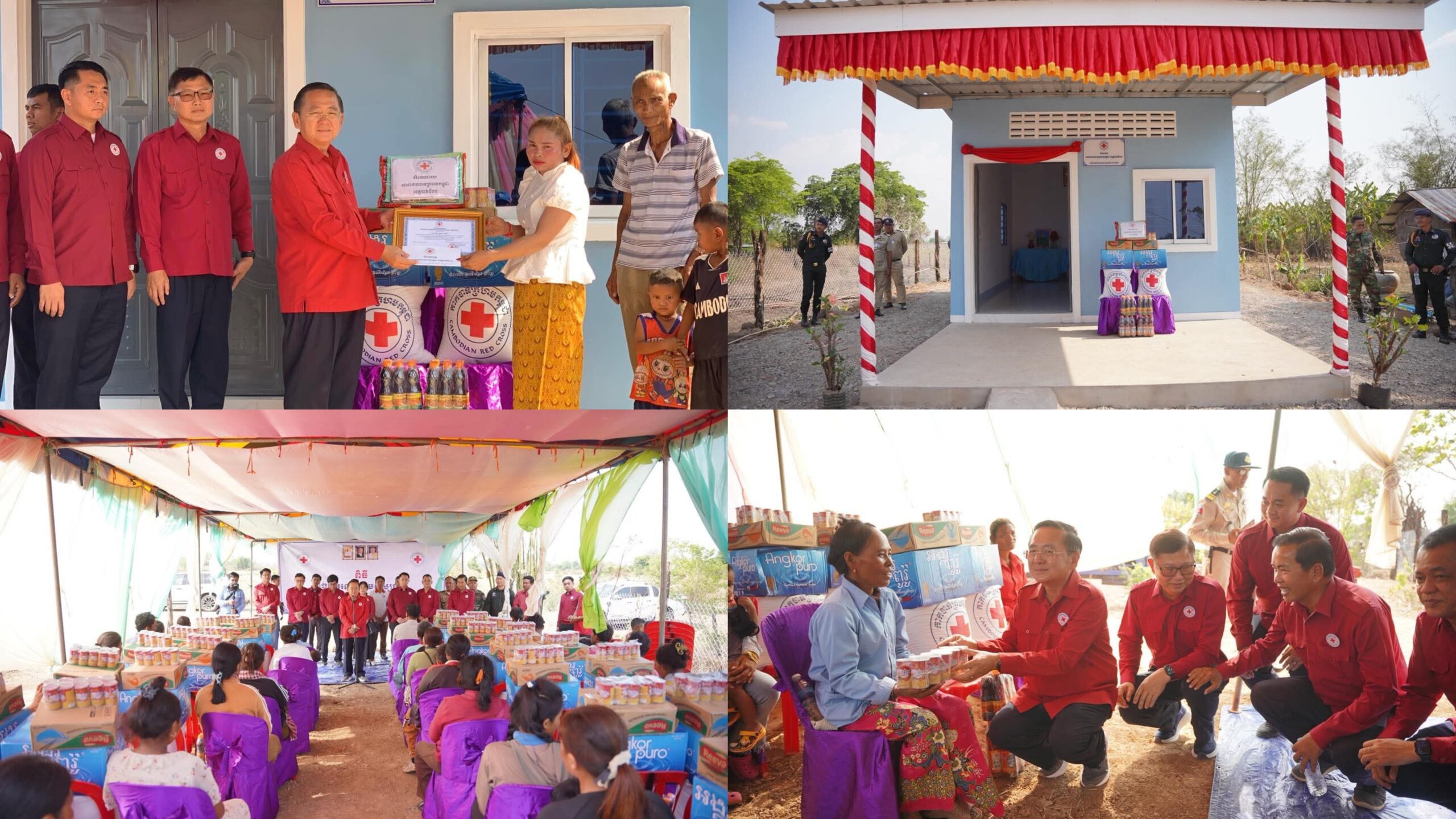 អភិបាលខេត្តបាត់ដំបង ប្រគល់ផ្ទះមនុស្សធម៌ ១ខ្នង ជូនដល់ភរិយា និងកូនៗរបស់វីរៈកងទព័ ញ៉ែម ភារិន ដែលបានពលីជីវិតលើសមភូមិ