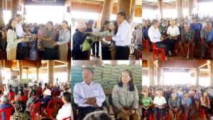 តំណាងរាស្ត្រសៀមរាប ផ្ដល់អំណោយ ជូនពលរដ្ឋ ៣០០គ្រួសារ ក្នុងសង្កាត់ស្រង៉ែ