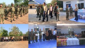 ឯកឧត្តម ប្រាក់ សោភ័ណ អញ្ជើញសួរសុខទុក្ខ និងនាំយកអំណោយផ្ដល់ជូនវីរកងទ័ពសមរភូមិមុខ ក្នុងឱកាសបុណ្យចូលឆ្នាំថ្មី