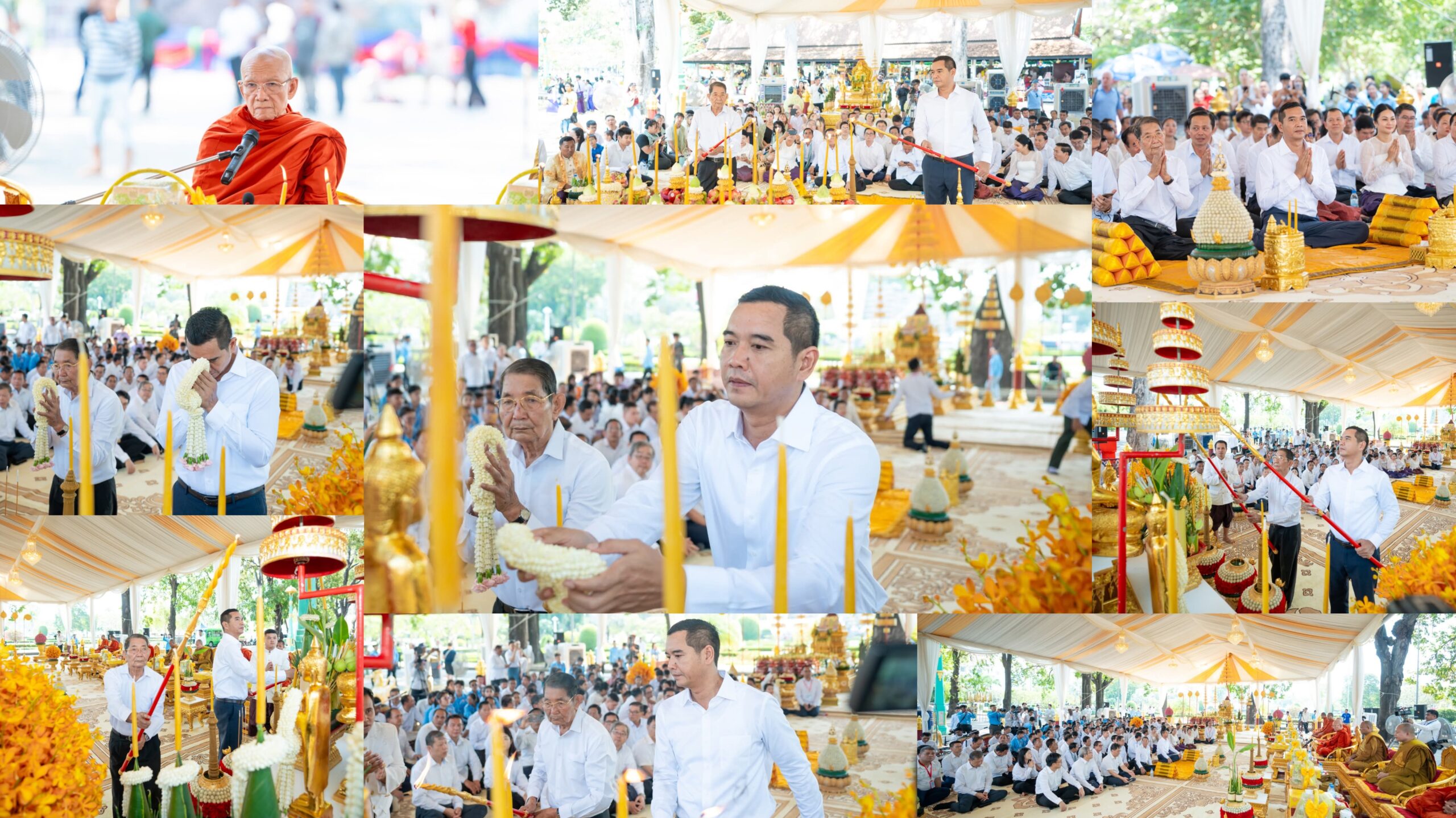 ‎រដ្ឋបាលខេត្តសៀមរាប រៀបចំពិធីទទួលទេវតាឆ្នាំថ្មី ឆ្នាំមមី អដ្ឋស័ក ព.ស.២៥៧០ ដើម្បីទទួលសិរីសួស្តី នៅសួនជ្រឹងជាប់ព្រះវិហារព្រះចេកព្រះអង្គចម