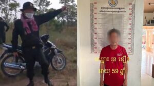 សន្តិសុខរបស់ក្រុមហ៊ុនហ្គ្រេតវ៉នឌើ អេហ្គ្រីខលឈើវ័ល ឌីវីទ្យុមមេន (ខេមបូឌា) លីមីតធីត ចំនួន៥នាក់ ត្រូវបានចាប់ខ្លួន