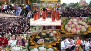 វត្តសំរោង ស្រុកសូទ្រនិគម រៀបចំពិធីបុណ្យឆ្លងចេត្រ ដែលជាពិធីបុណ្យប្រពៃណីដែលពលរដ្ឋក្នុងមូលដ្ឋានបន្តធ្វើឡើងជារៀងរាល់ឆ្នាំ