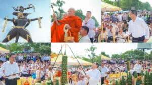 ‎រូបសំណាកព្រះវិស្ណុផ្លែងសរជិះលើស្ដេចគ្រុឌ ត្រូវបានយាងមកគង់នៅកន្លែងដើមវិញ ដោយមានការសាទរយ៉ាងខ្លាំងពីសំណាក់ប្រជាពលរដ្ឋក្នុងខេត្តសៀមរាប