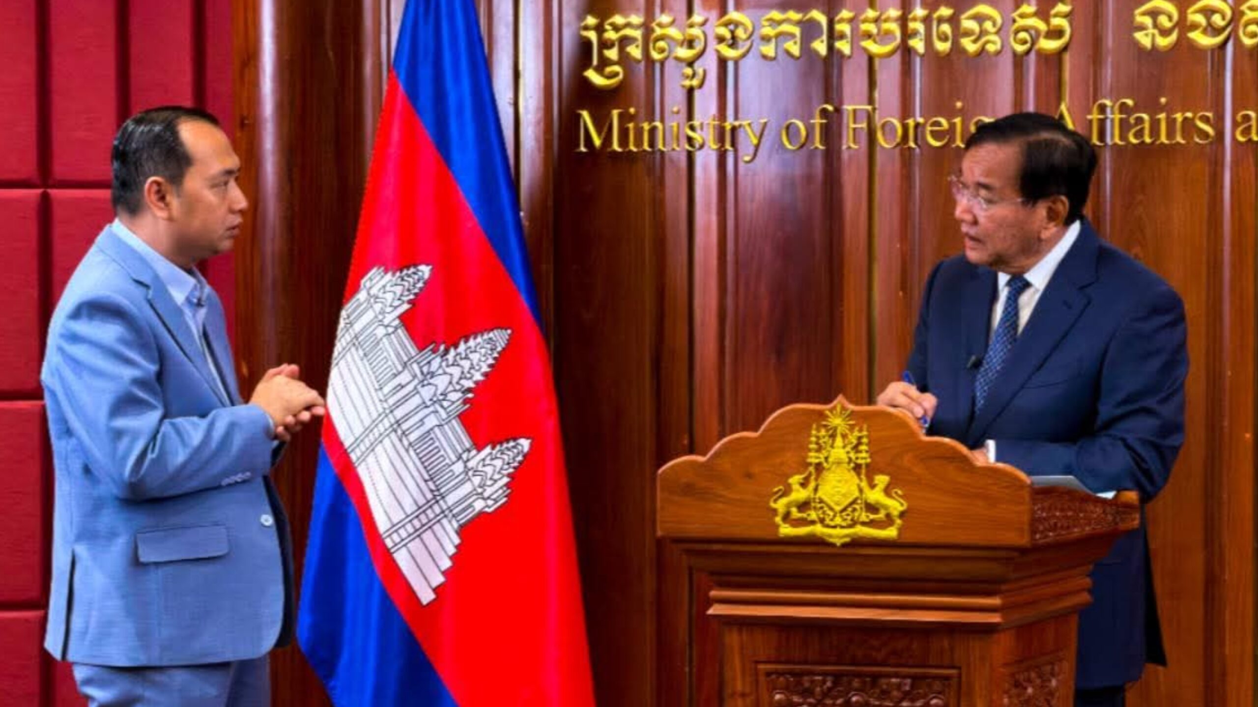ឯកឧត្តមប្រាក់ សុខុន ចេញសេចក្តីថ្លែងការណ៍ក្រោយរដ្ឋាភិបាលថៃសម្រេចលុបជាឯកតោភាគីអនុស្សរណៈនៃការយោគយល់ឆ្នាំ២០០១