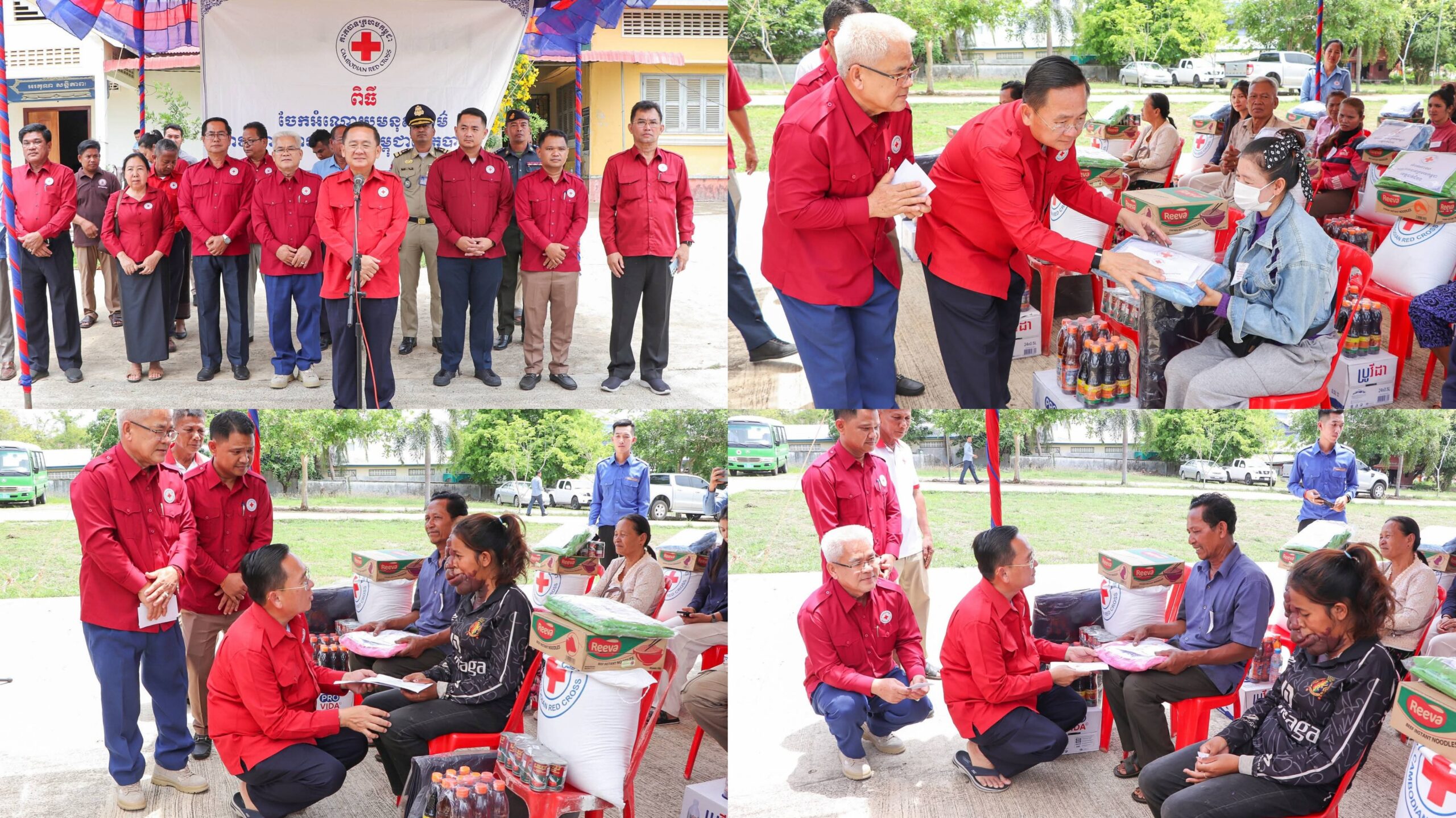 អភិបាលខេត្តបាត់ដំបង បន្តចុះសំណេះ សំណាលនិងផ្តល់អំណោយមនុស្សធម៌ជូនប្រជាពលរដ្ឋរងគ្រោះដោយខ្យល់កន្រ្តាក់ ចំនួន៤៩គ្រួសារនៅស្រុកសំឡូត