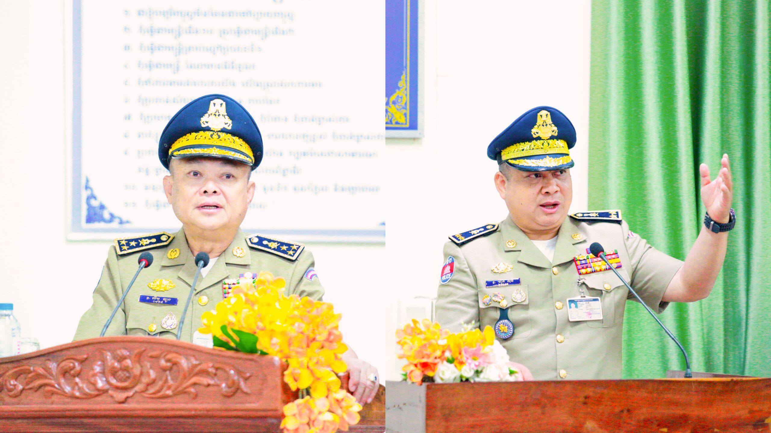ឧត្តមសេនីយ៍ឯកលឹម ឡុង កោសរសើរ និងវាយតម្លៃខ្ពស់ ចំពោះការខិតខំប្រឹងប្រែង ក្នុងការអនុវត្តតួនាទីភារកិច្ចរបស់ស្នងការដ្ឋាននគរបាលខេត្តសៀមរាប