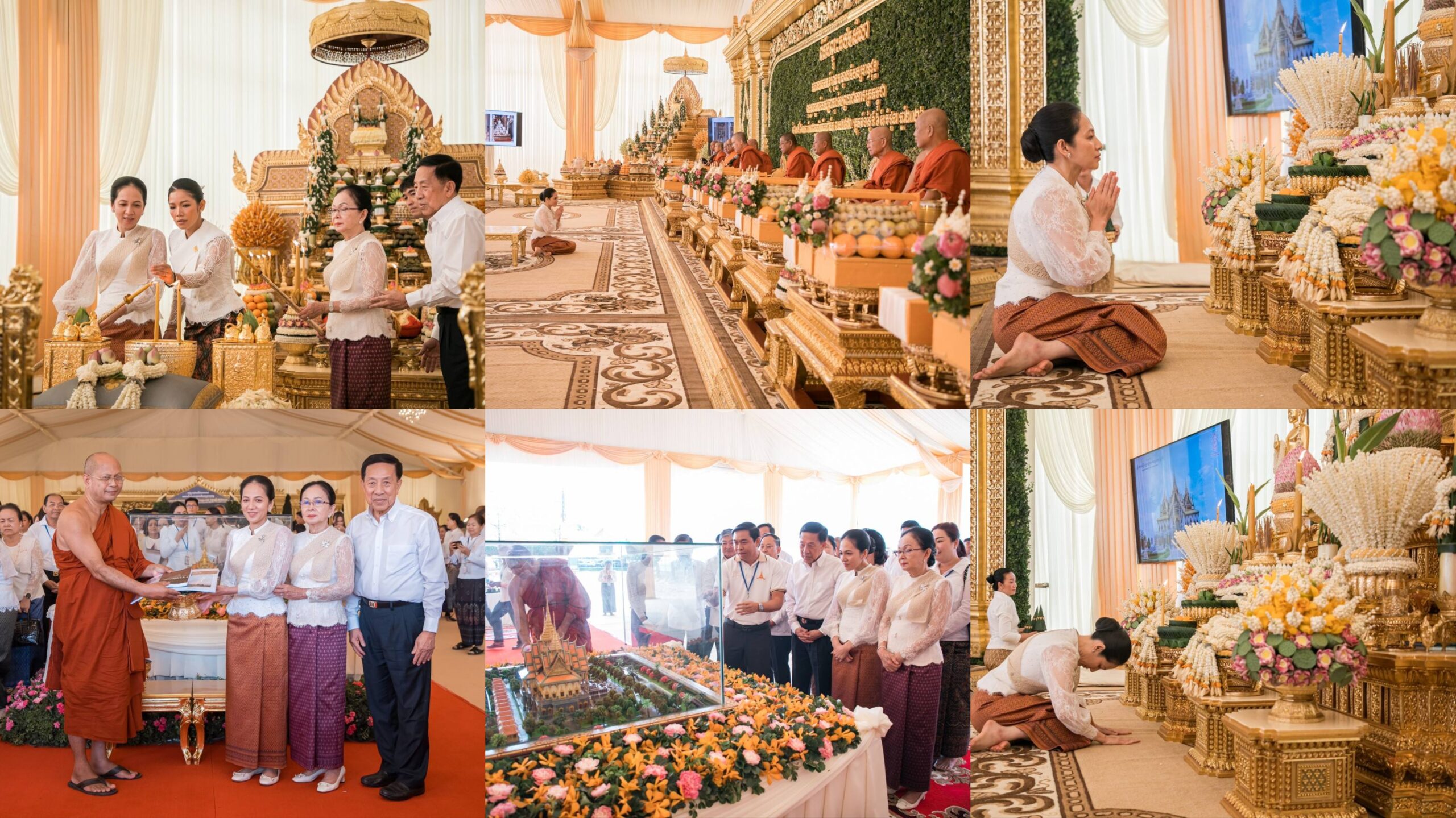 ភរិយានាយករដ្ឋមន្ត្រី អញ្ជើញចូលរួមកម្មវិធីបញ្ចុះបឋមសិលាកសាង «រតនមន្ទីរពុទ្ធមណ្ឌលវិបស្សនាឧដុង្គ» ពុទ្ធមណ្ឌលវិបស្សនាធុរៈ នៃព្រះរាជាណាចក្រកម្ពុជា