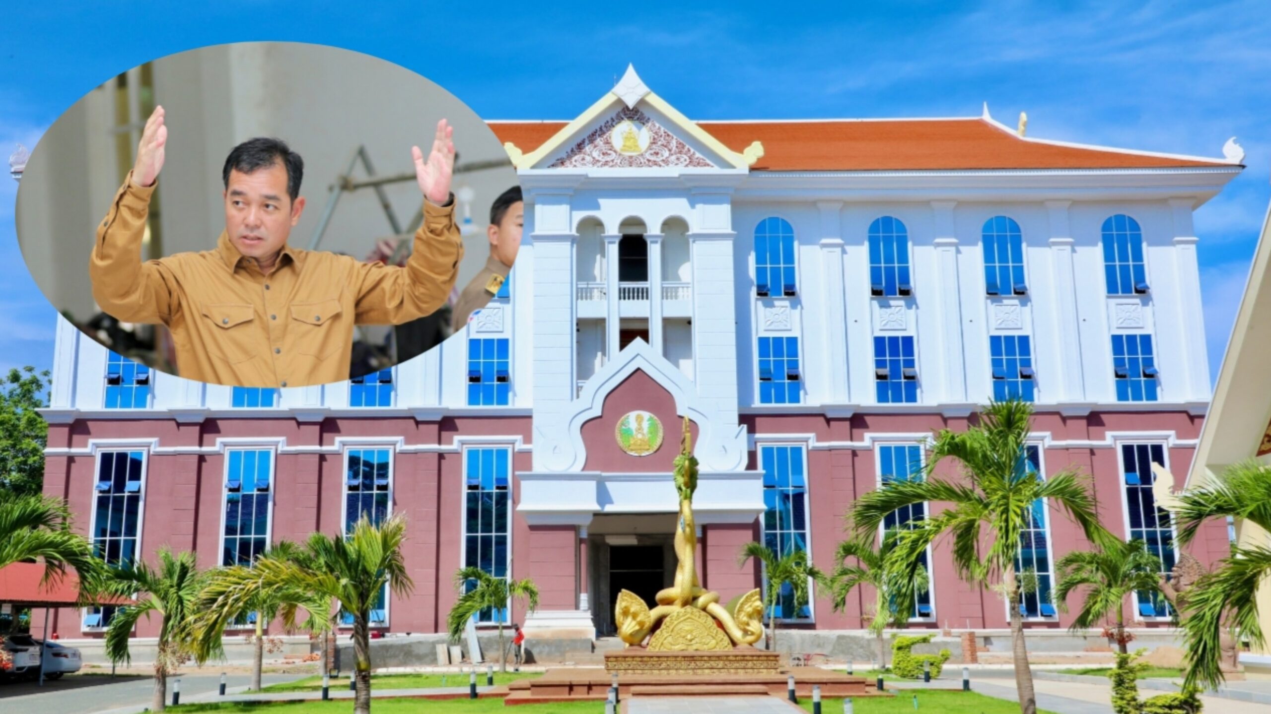 ការសងសង់អគាររដ្ឋបាលសាលាខេត្ត(ថ្មី​​) សម្រេចបានប្រមាណ90%
