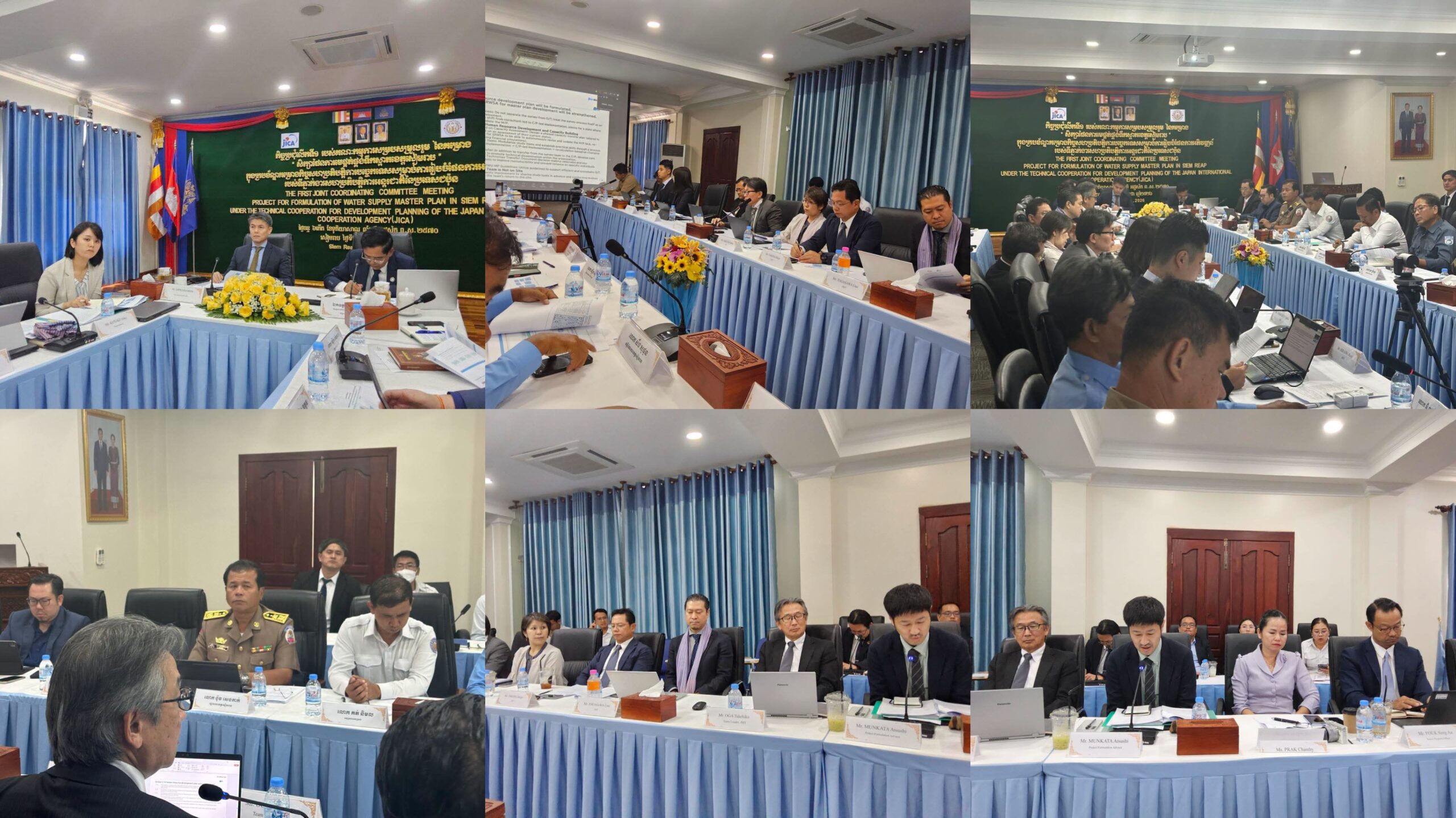 អាជ្ញាធរខេត្តសៀមរាប គាំទ្រយ៉ាងពេញទំហឹងចំពោះ គម្រោងរៀបចំផែនការមេផ្គត់ផ្គង់ទឹកស្អាតខេត្តសៀមរាប