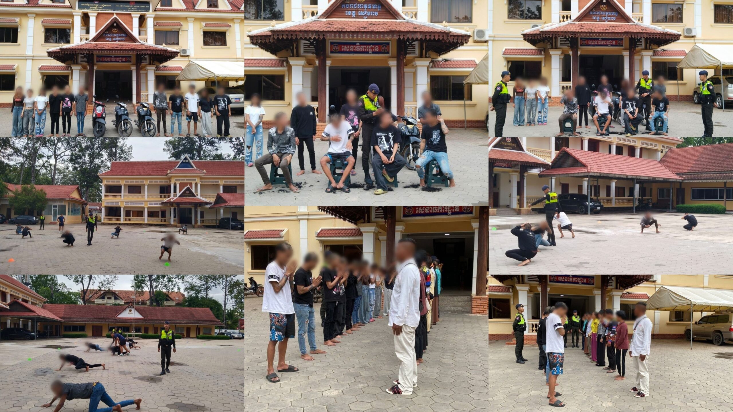 កម្លាំងអាវុធហត្ថខេត្តសៀមរាបបង្ក្រាបក្រុមក្មេងទំនើងបានពីរក្រុម