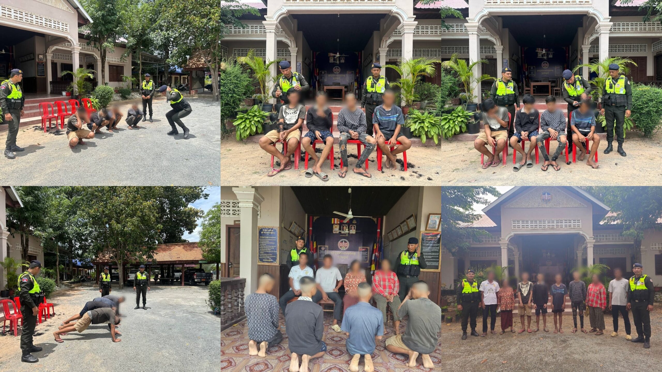 ដាច់ខ្លង!ក្មេងទំនើង៤នាក់ លួច​បង្ហូរសាំងពីម៉ូតូប្រជាពលរដ្ឋ (ជិះដើរលេងយប់