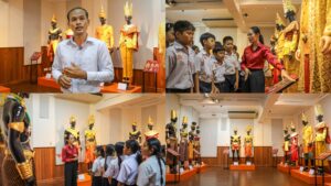 សារមន្ទីរវាយនភណ្ឌប្រពៃណីអាស៊ីតាំងបង្ហាញសម្លៀកបំពាក់ស្តេចគ្រងរាជ្យ និងអគ្គមហេសី៥ សម័យកាល