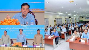 ប្រធានគណៈកម្មាធិការបក្សខេត្តកំពង់ចាម អញ្ជើញដឹកនាំកិច្ចប្រជុំគណៈអចិន្ត្រៃយ៍