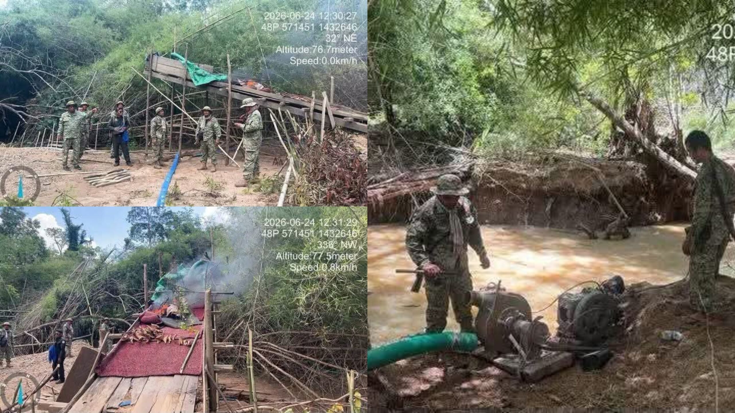 អភិបាលខេត្តកំពង់ធំ កំណត់ពេល១ខែ ឱ្យពលរដ្ឋ ដែលបូមរ៉ែរុះរើសម្ភារៈ និងបញ្ឈប់សកម្មភាពបង្ហូររ៉ែខុសច្បាប់