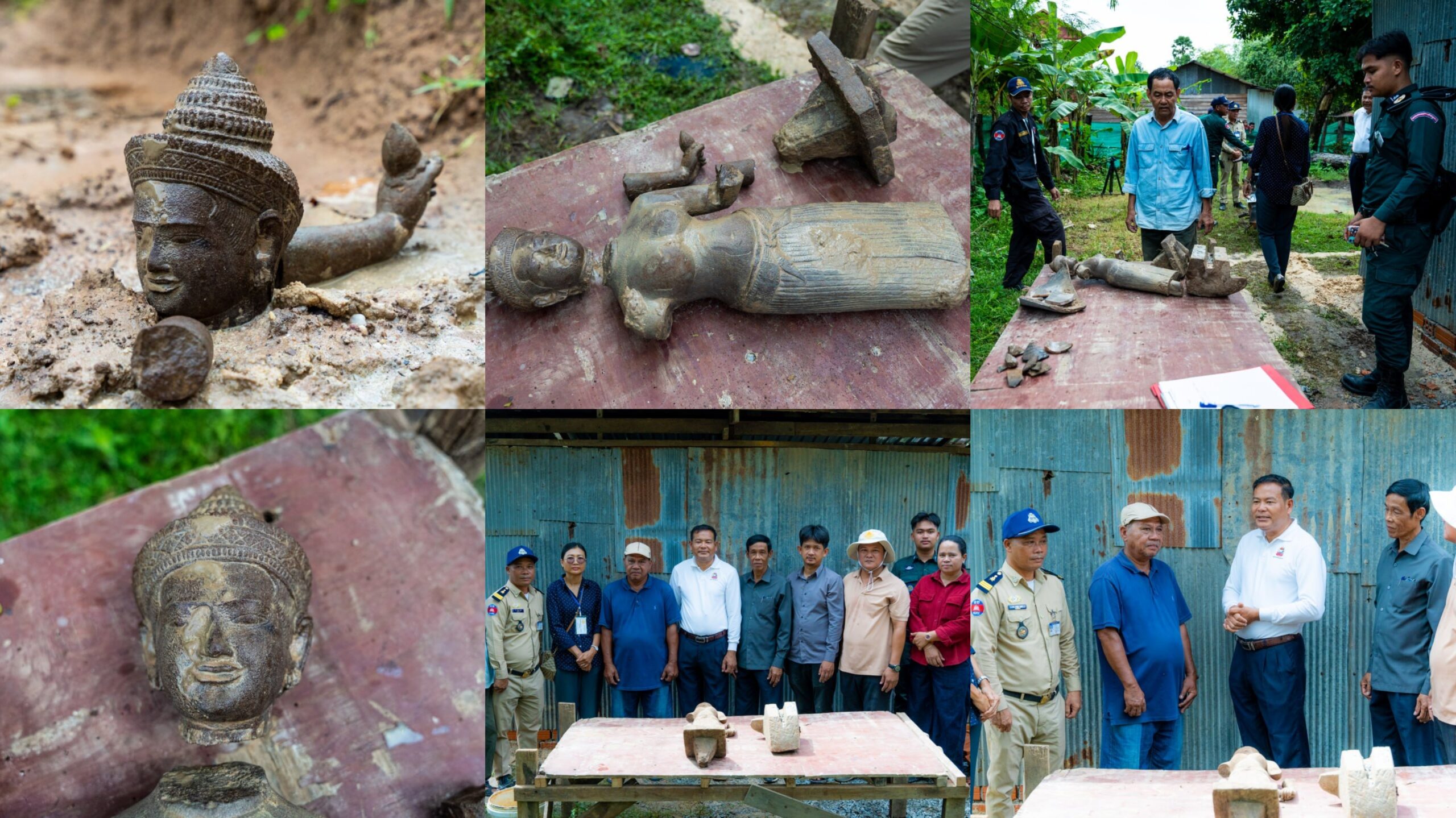 ពលរដ្ឋប្រទះឃើញរូបបដិមាមួយអង្គ និងបានប្រគល់ជូនដល់មន្ត្រីជំនាញយកទៅរក្សាទុក