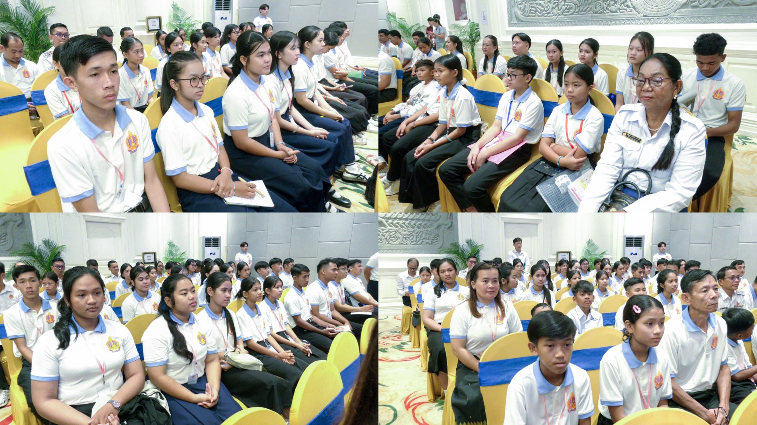 យុវជនមកពី ២៥រាជធានីខេត្ត ចូលរួមប្រឡងប្រណាំង ៣ល្អ ក្រោមប្រធានបទ “តួនាទី និងភារកិច្ចរបស់ក្រុមប្រឹក្សាយុវជន និងកុមារកម្ពុជាក្នុងនាមជាមូលធនមនុស្ស” នៅខេត្តសៀមរាប